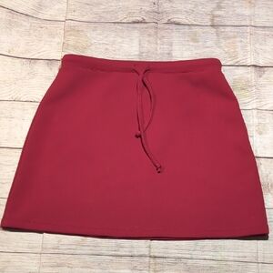 Express Women's Vintage Y2K Casual Red Mini Skirt Size M